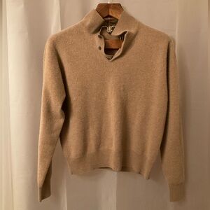 Italian Cashmere Men's Sweater Camel